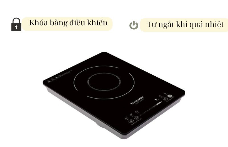 Bếp điện từ đơn Kangaroo KG20IC1 - Hàng chính hãng