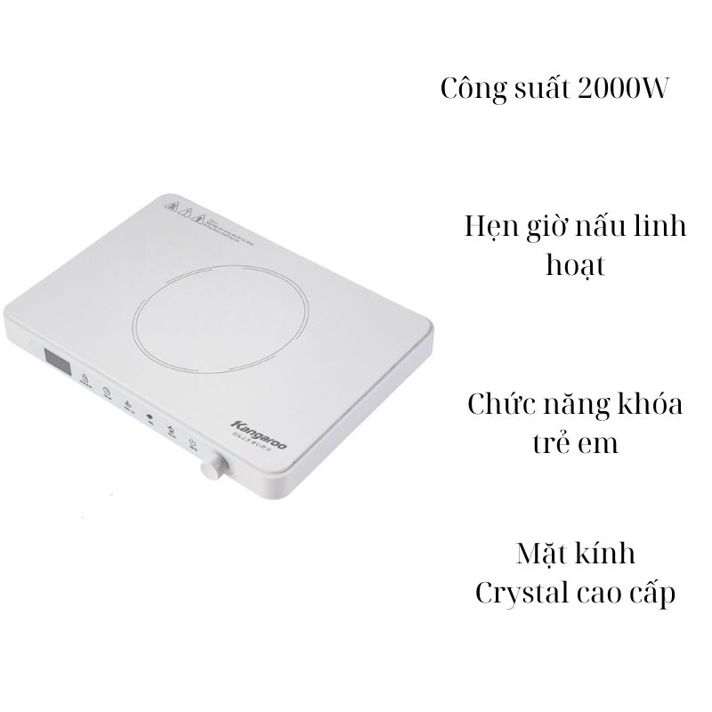 Bếp điện từ đơn Kangaroo KG20IC3 - Hàng chính hãng