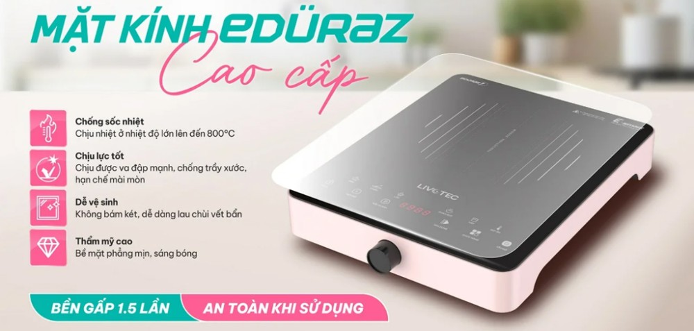 Bếp điện từ đơn Livotec LIS-560C/P/B - Hàng chính hãng