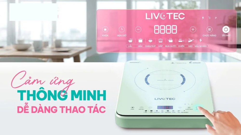Bếp điện từ đơn Livotec LIS-560P-C-G - Hàng chính hãng