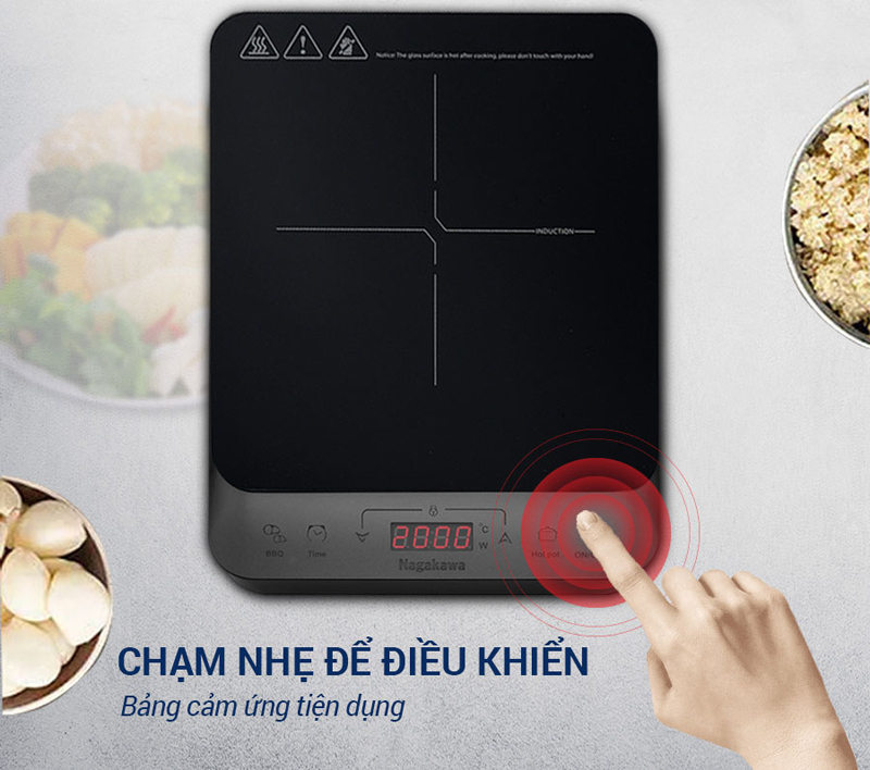 Bếp điện từ đa năng Nagakawa NAG0717 - Hàng chính hãng