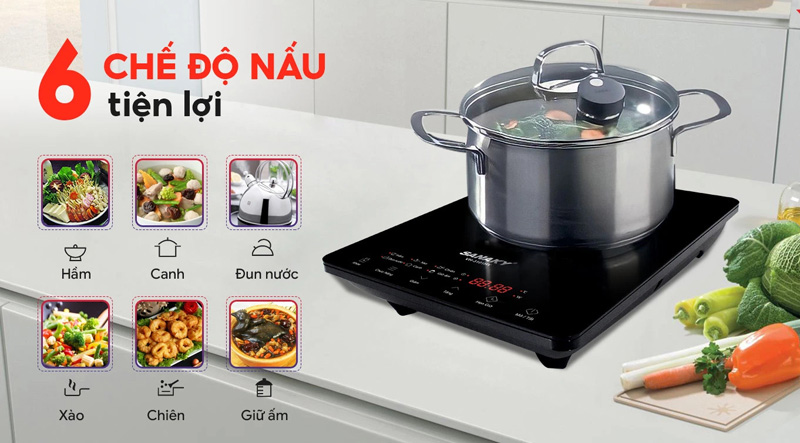 Bếp điện từ đơn Sanaky VH-3101HY - Hàng chính hãng