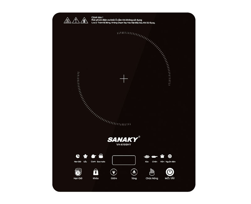 Thiết kế nhỏ gọn,  mặt kính Crystal có khả năng chịu được nhiệt độ lên 800 độ C