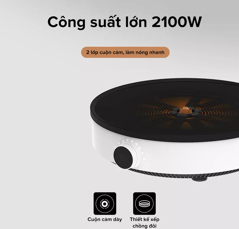 Bếp điện từ đơn Xiaomi DCL002CM - Hàng chính hãng