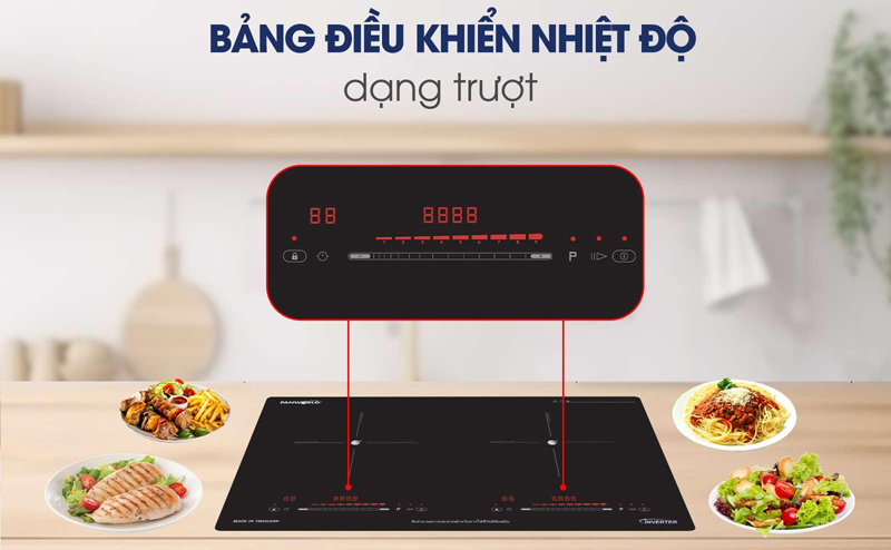 Bếp điện từ đôi Panworld PW-1981 - Hàng chính hãng