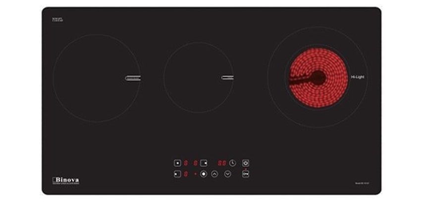 Bếp điện từ 3 vùng nấu Binova BI-334-IC - Hàng chính hãng
