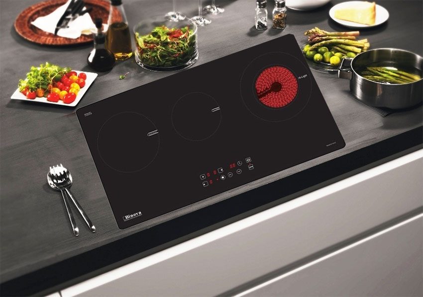 Bếp điện từ 3 vùng nấu Binova BI-334-IC - Hàng chính hãng