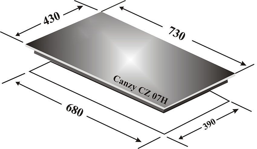 Bếp điện từ hồng ngoại Canzy CZ 07H - Hàng chính hãng