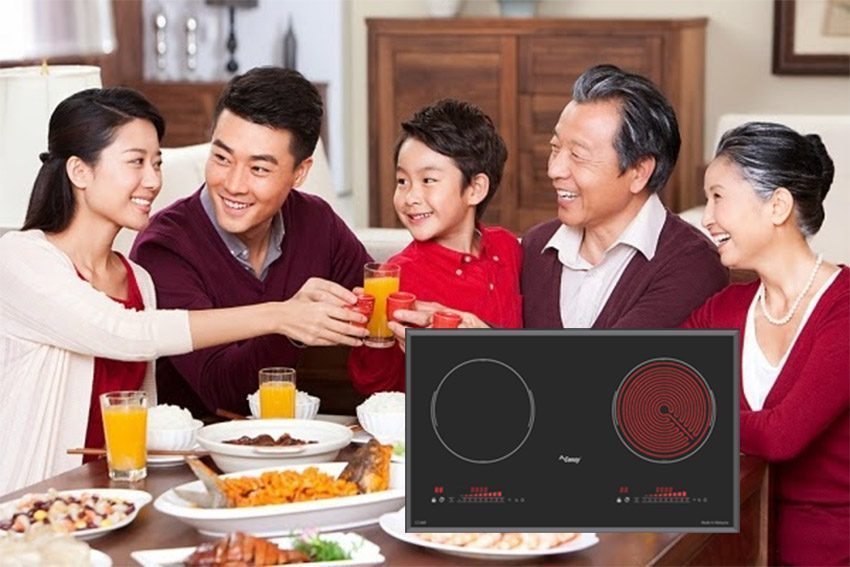 Bếp điện từ hồng ngoại Canzy CZ 86R - Hàng chính hãng