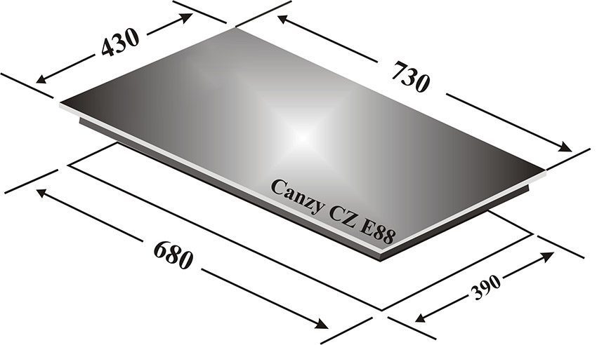 Bếp điện từ hồng ngoại Canzy CZ E88 - Hàng chính hãng