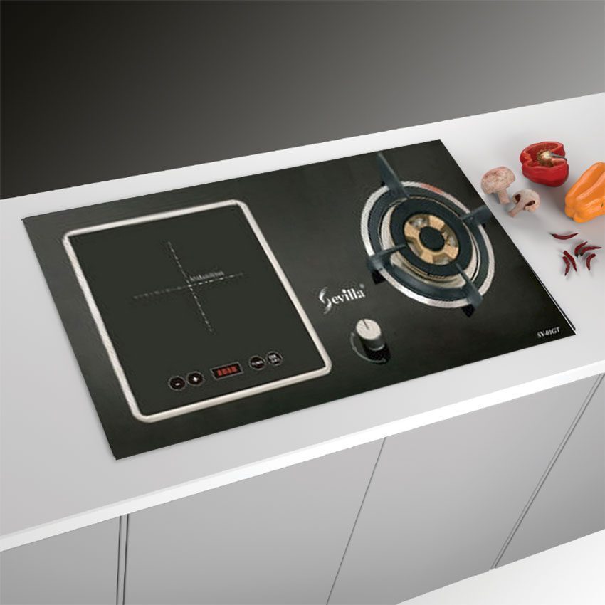 Bếp điện từ kết hợp gas Sevilla SV-01GT - Hàng chính hãng