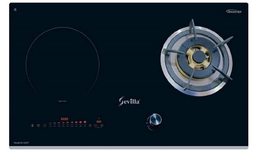 Bếp điện từ kết hợp gas Sevilla SV-02GT - Hàng chính hãng