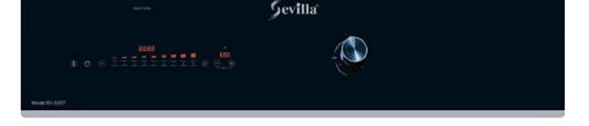 Bếp điện từ kết hợp gas Sevilla SV-02GT - Hàng chính hãng