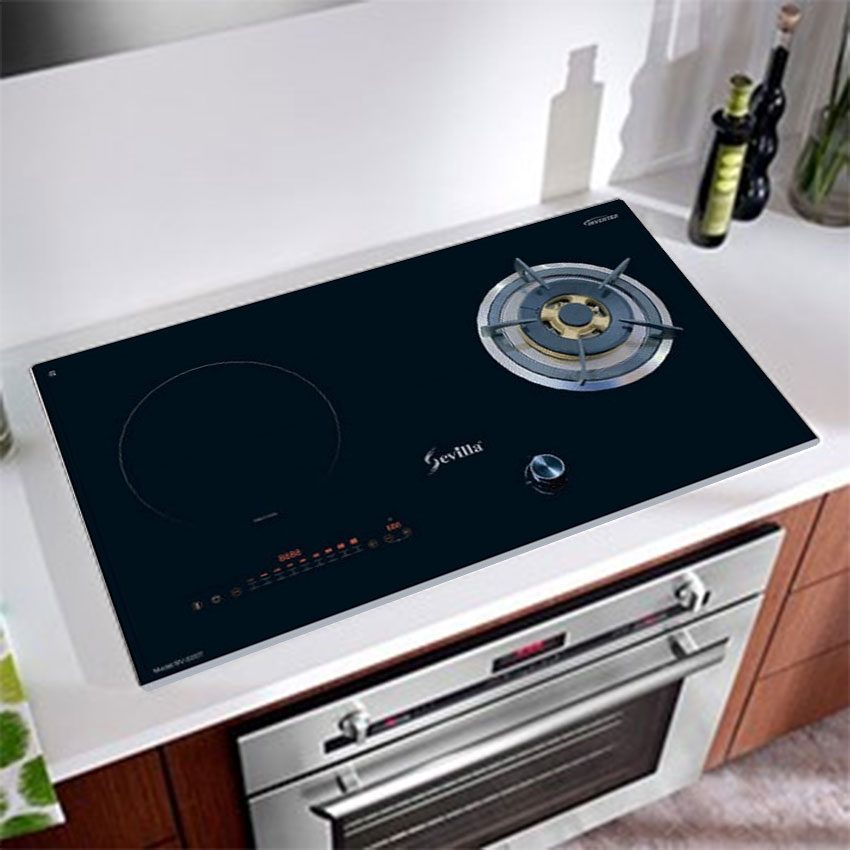 Bếp điện từ kết hợp gas Sevilla SV-02GT - Hàng chính hãng