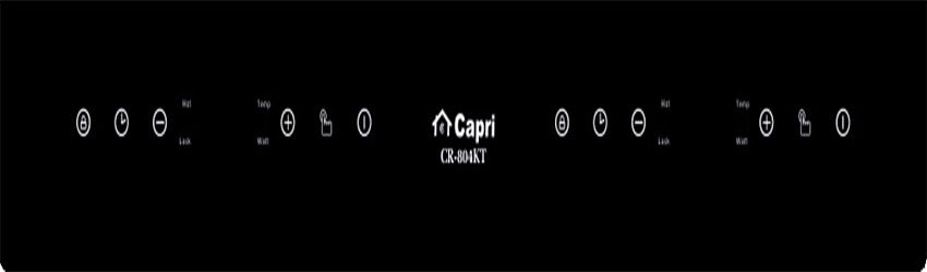 Bếp điện từ kết hợp hồng ngoại Capri CR-804HI - Hàng chính hãng