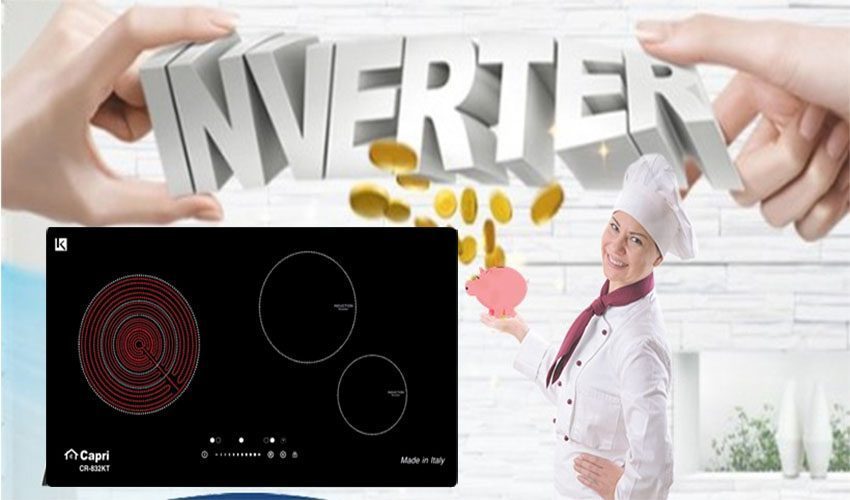 Bếp điện từ kết hợp hồng ngoại Capri CR-832KT - Hàng chính hãng