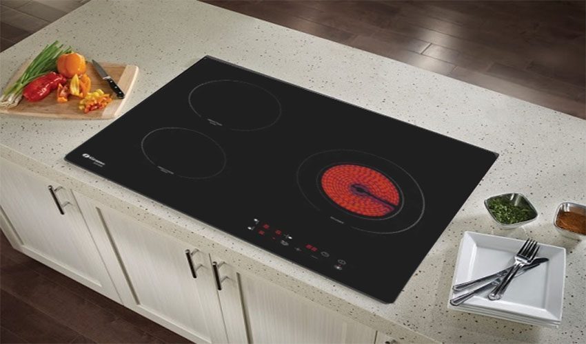 Bếp điện từ 3 bếp Grasso GS-306 - Hàng chính hãng