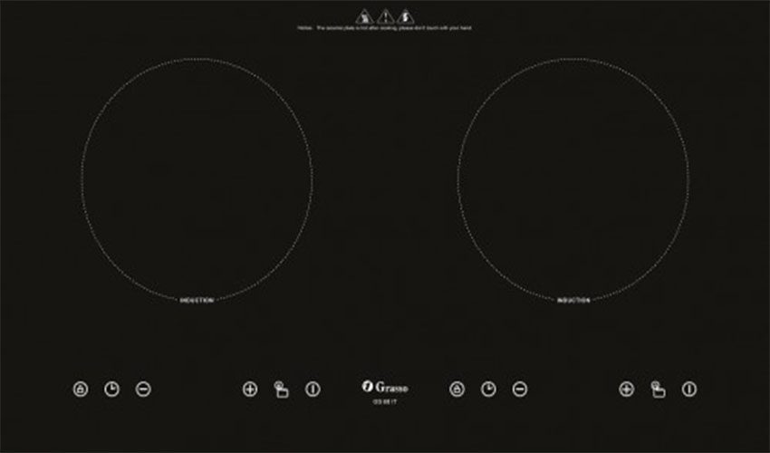 Bếp đôi điện từ Grasso GS-68IT - Hàng chính hãng