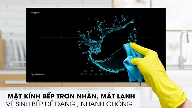 Bếp từ kết hợp hồng ngoại Malloca MH-732 IRN