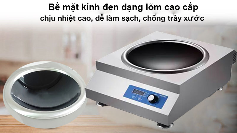Bếp điện từ mặt lõm SQC WC-500B1 - Hàng chính hãng