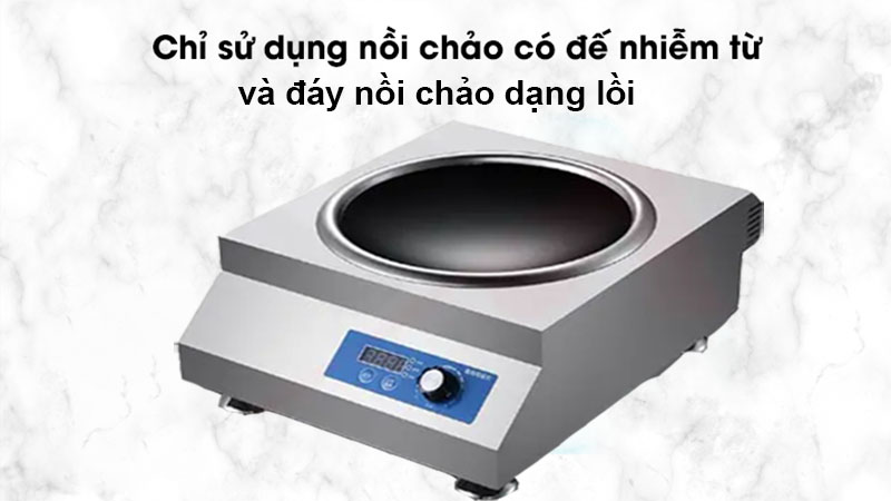 Bếp điện từ mặt lõm SQC WC-500B1 - Hàng chính hãng