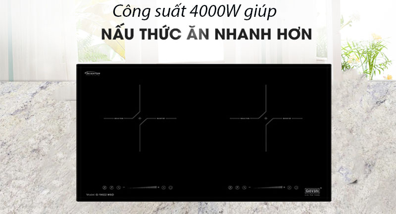 Bếp đôi điện từ Giovani G-19022MSD - Hàng chính hãng