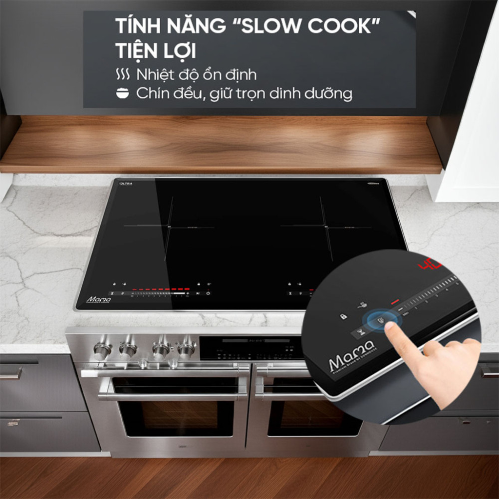 Bếp điện từ đôi Sunhouse Mama MMB82262-M - Hàng chính hãng