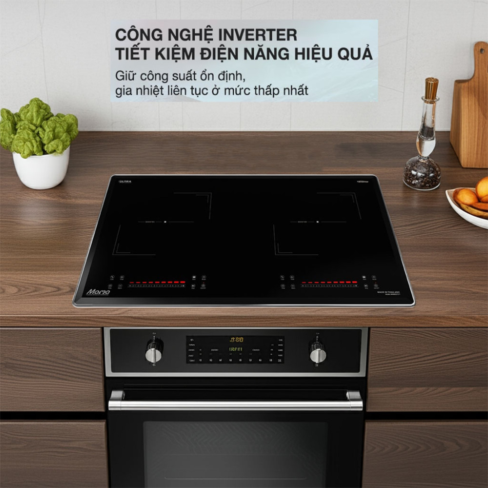 Bếp đôi điện từ Sunhouse Mama MMB82272-T - Hàng chính hãng