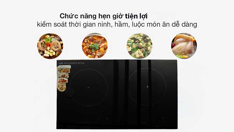 Bếp đôi hồng ngoại điện từ Apechome LC-QT45MAX - Hàng chính hãng