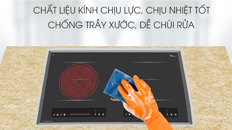 Bếp đôi hồng ngoại điện từ Canzy CZ DELUXE 111SGH - Hàng chính hãng