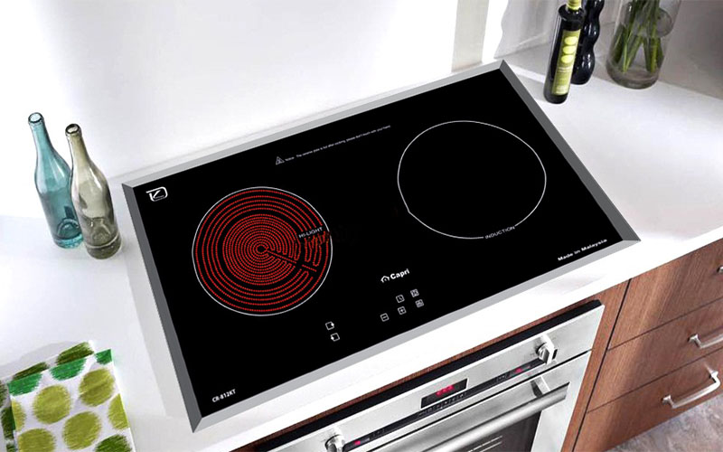 Bếp đôi điện từ hồng ngoại Capri CR-812KT - Hàng chính hãng