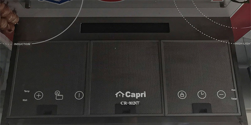 Bếp đôi hồng ngoại điện từ Capri CR-902KT - Hàng chính hãng