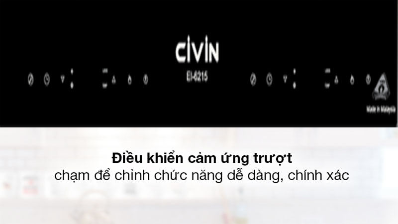 Bếp đôi điện từ hồng ngoại Civin CV-658/EI-6215 - Hàng chính hãng