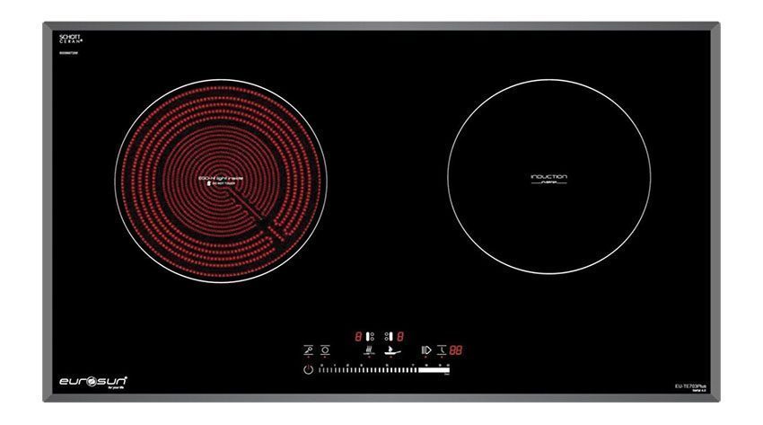 Bếp đôi điện từ hồng ngoại Eurosun EU-TE703Plus - Hàng chính hãng