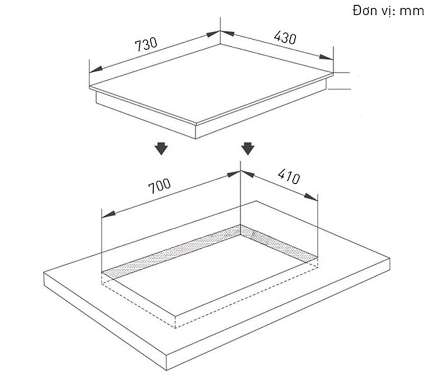 Bếp đôi điện từ hồng ngoại Eurosun EU-TE703Plus - Hàng chính hãng