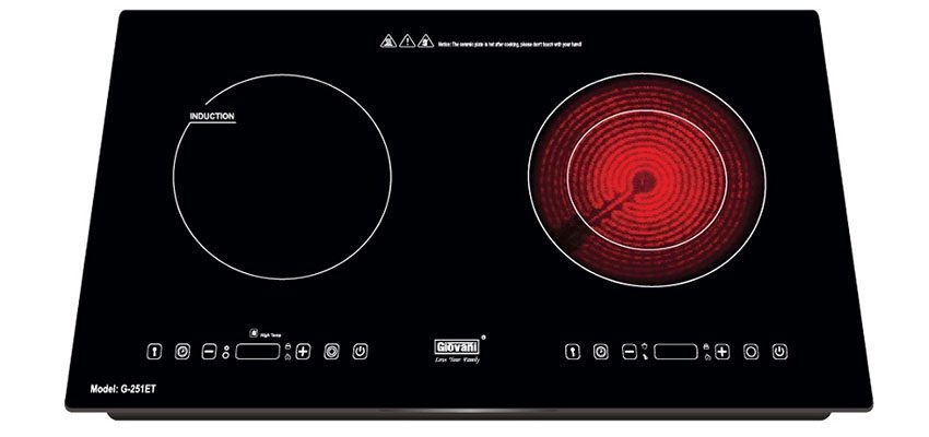 Bếp đôi điện từ hồng ngoại Giovani G-251ET - Hàng chính hãng