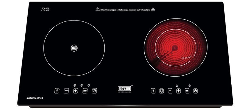 Bếp đôi điện từ hồng ngoại Giovani G-261ET 