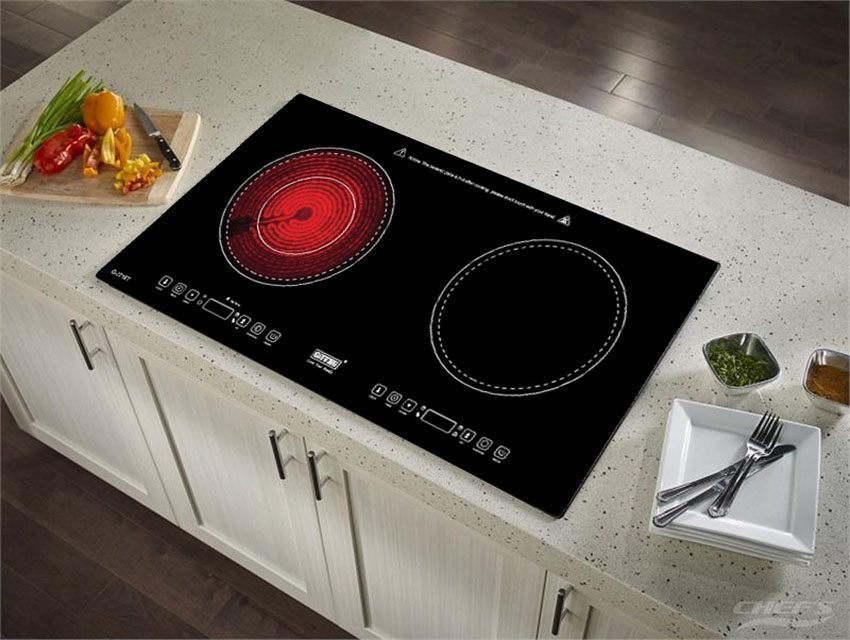 Bếp đôi điện từ hồng ngoại Giovani G-271ET với thiết kế lắp âm sang trọng