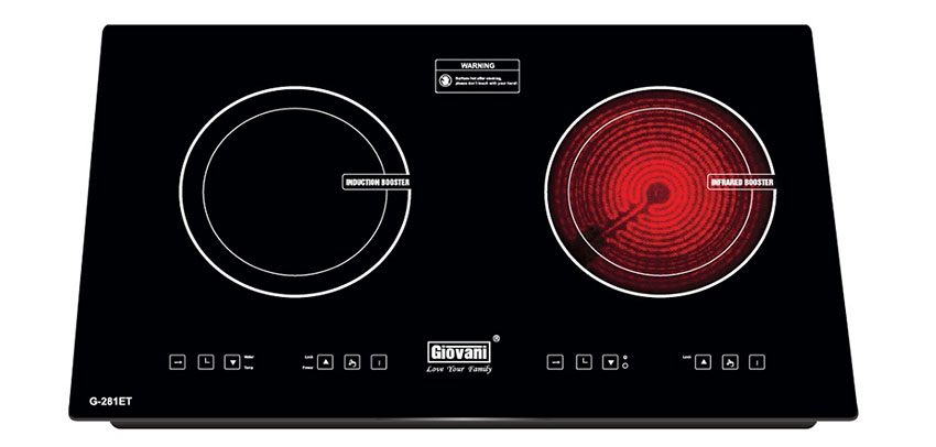 Bếp đôi điện từ hồng ngoại Giovani G-281ET - Hàng chính hãng