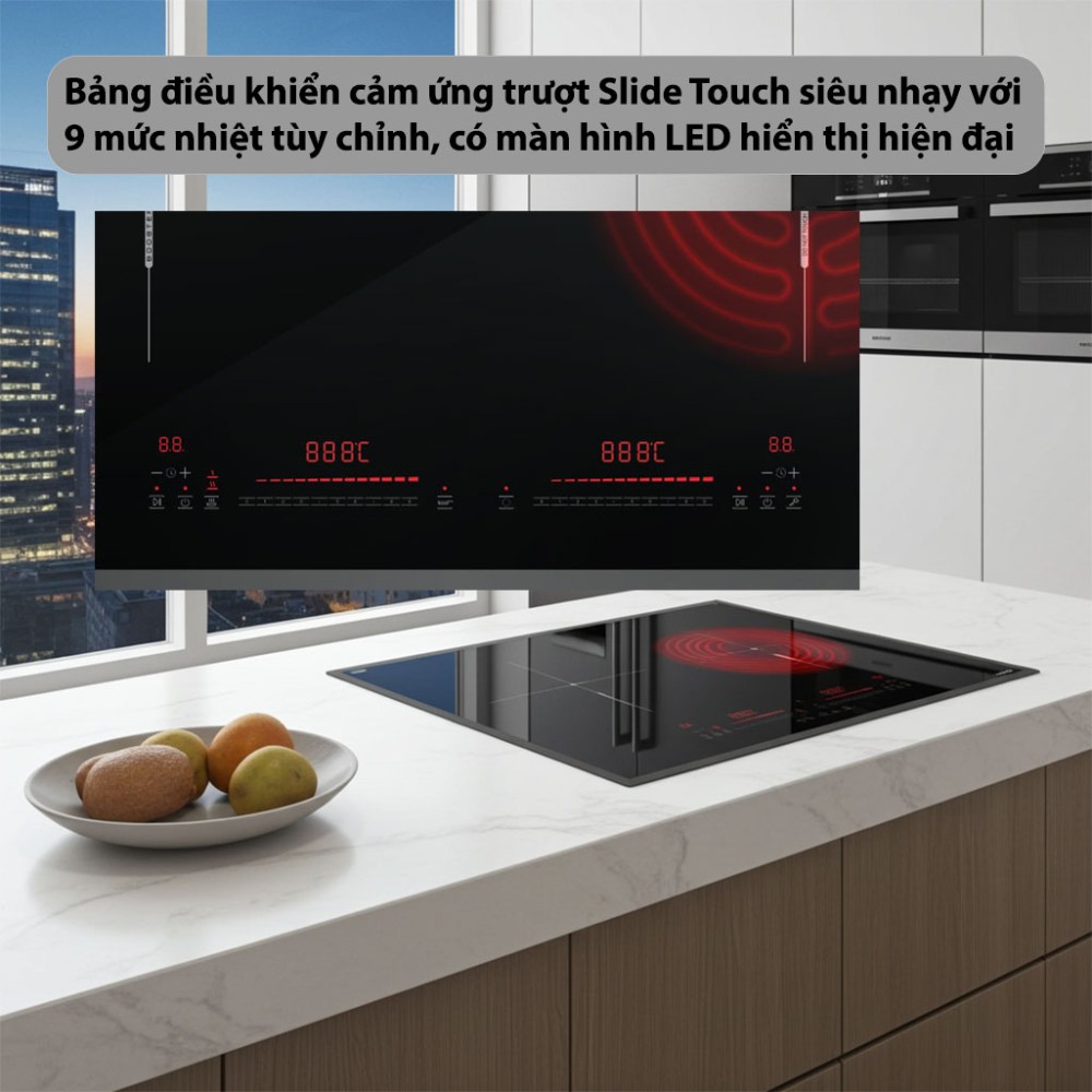 Bếp đôi điện từ hồng ngoại GrandX GX-E677SE - Hàng chính hãng