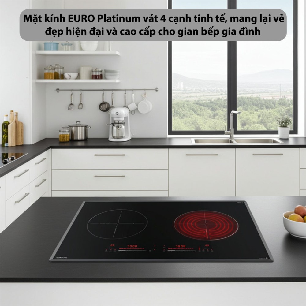 Bếp đôi điện từ hồng ngoại GrandX GX-E795LUX - Hàng chính hãng