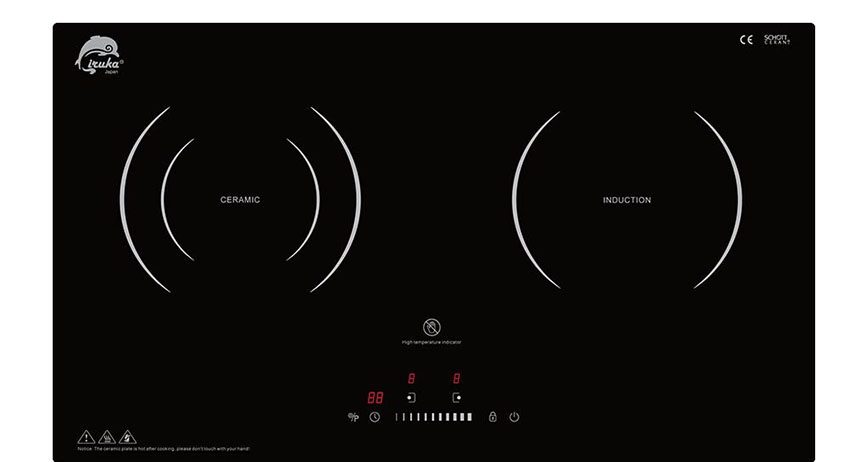 Bếp đôi điện từ hồng ngoại Iruka I-25 - Hàng chính hãng