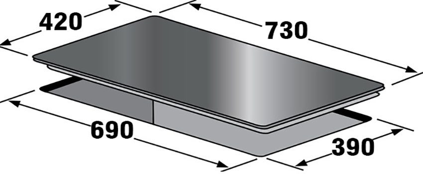 Bếp đôi điện từ hồng ngoại Kaff KF-737IH - Hàng chính hãng