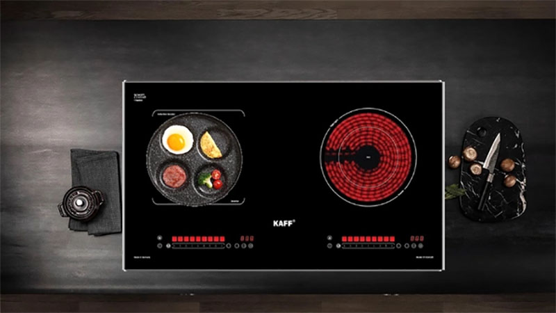 Bếp đôi điện từ hồng ngoại Kaff KF-EG902IH (Made in Germany) - Hàng chính hãng