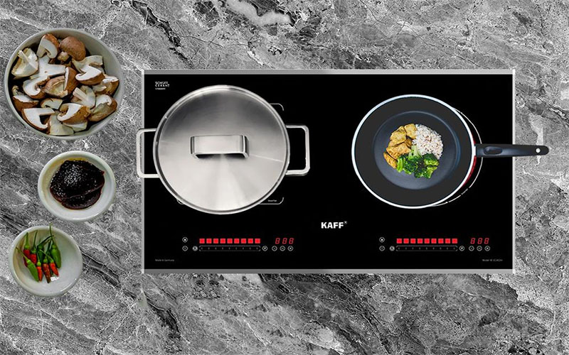 Bếp đôi điện từ hồng ngoại Kaff KF-EG902IH (Made in Germany) - Hàng chính hãng