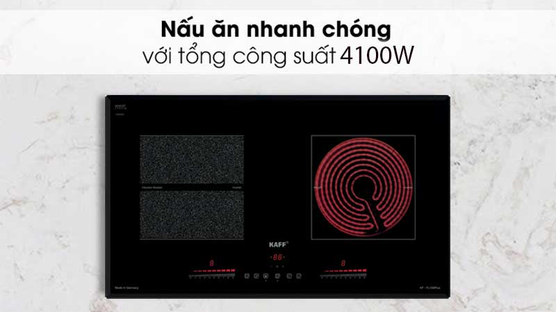 Bếp đôi điện từ hồng ngoại Kaff KF-FL108 PLUS (Made in Germany) - Hàng chính hãng