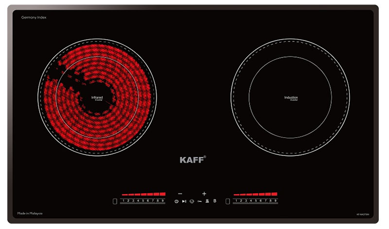 Bếp đôi điện từ hồng ngoại Kaff KF-NK379IH - Hàng chính hãng