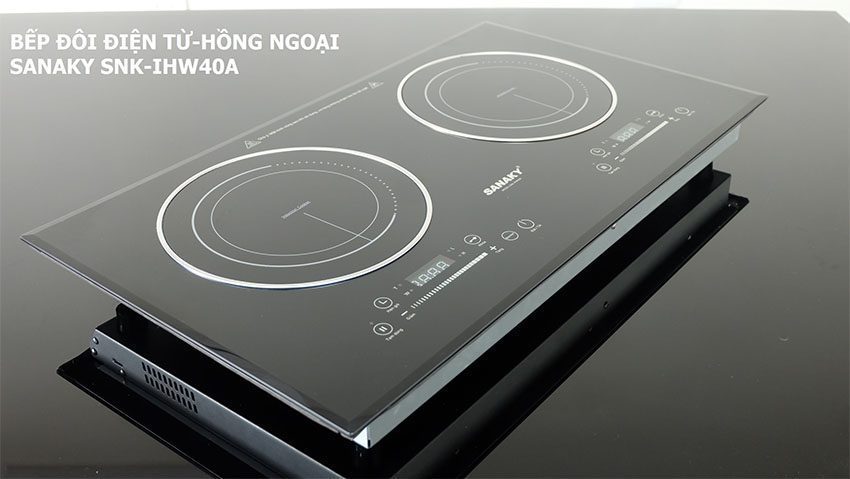 Bếp đôi điện từ hồng ngoại Sanaky SNK-IHW40A - Hàng chính hãng