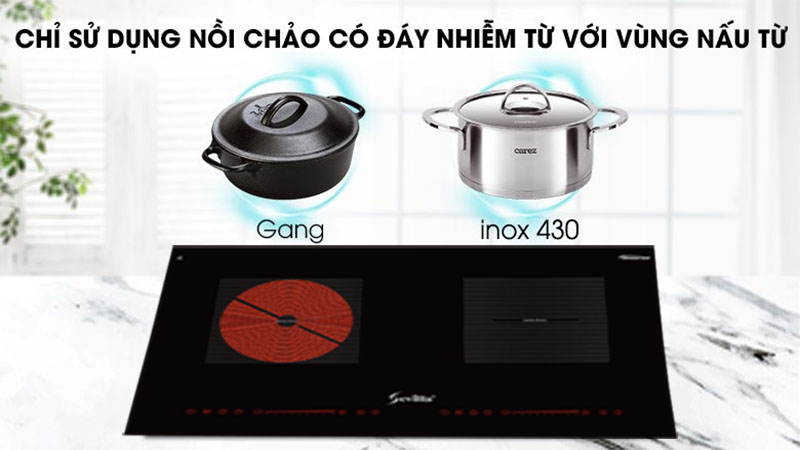 Tính năng của Bếp từ kết hợp hồng ngoại Sevilla SV-N13S