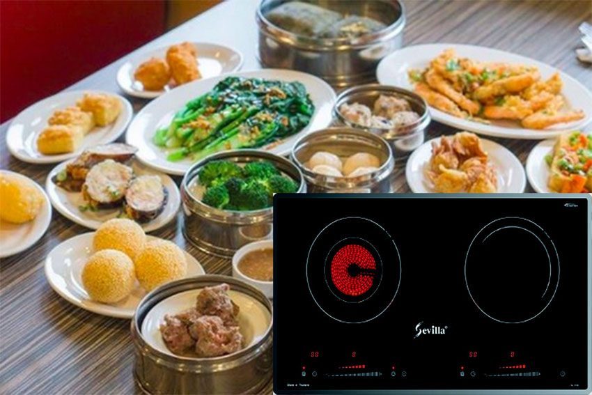 Bếp đôi điện từ hồng ngoại inverter Sevilla SV-T70D - Hàng chính hãng